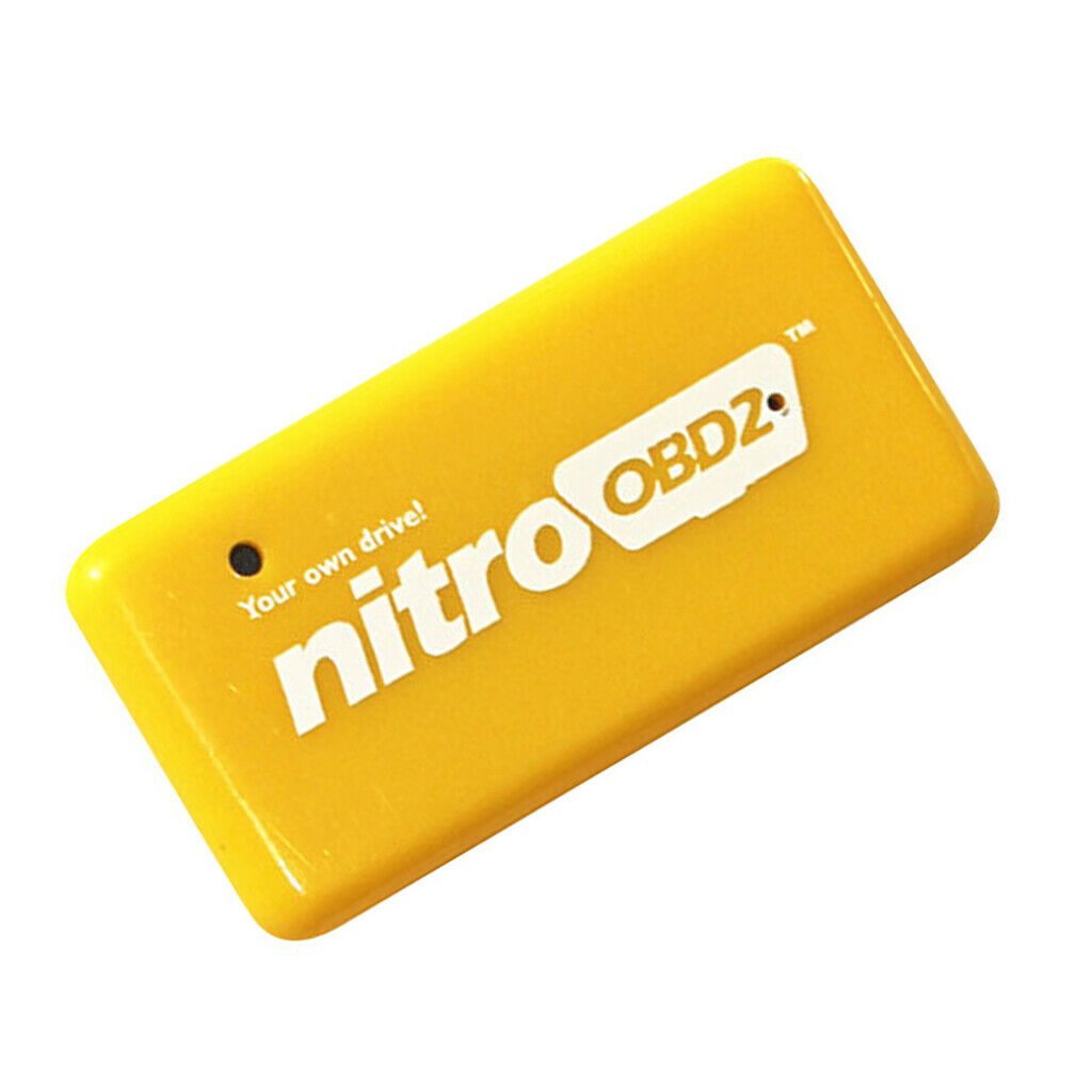 Yellow Plastic Nitro OBD2 Plug and Drive Performance Chips Benzine Chip Box