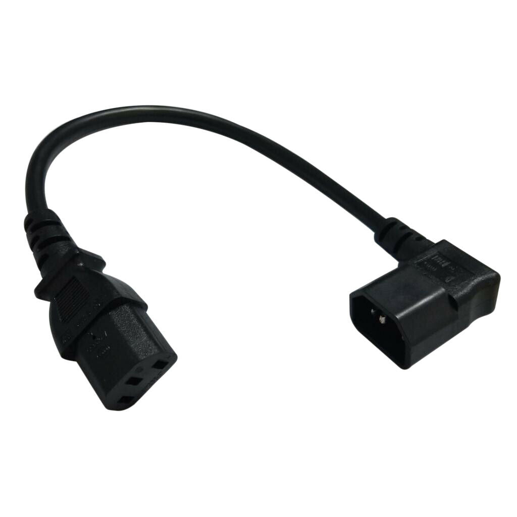 35cm 10A IEC 320 C14 to C13 AC Power Extension Cord for Computer PDU UPS