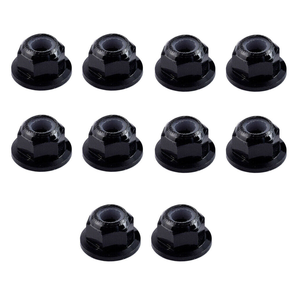 10x Steel M4 4mm Fastener Nuts Fit for 1:10 HPI HSP Savage ZD Racing Axial