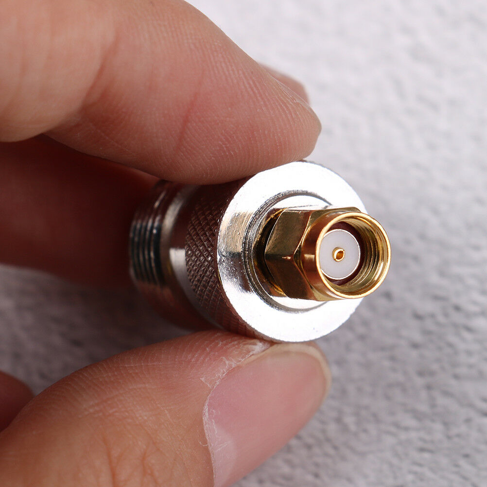 Metal N Female jack to SMA Female plug straight RF connector adapter Xz
