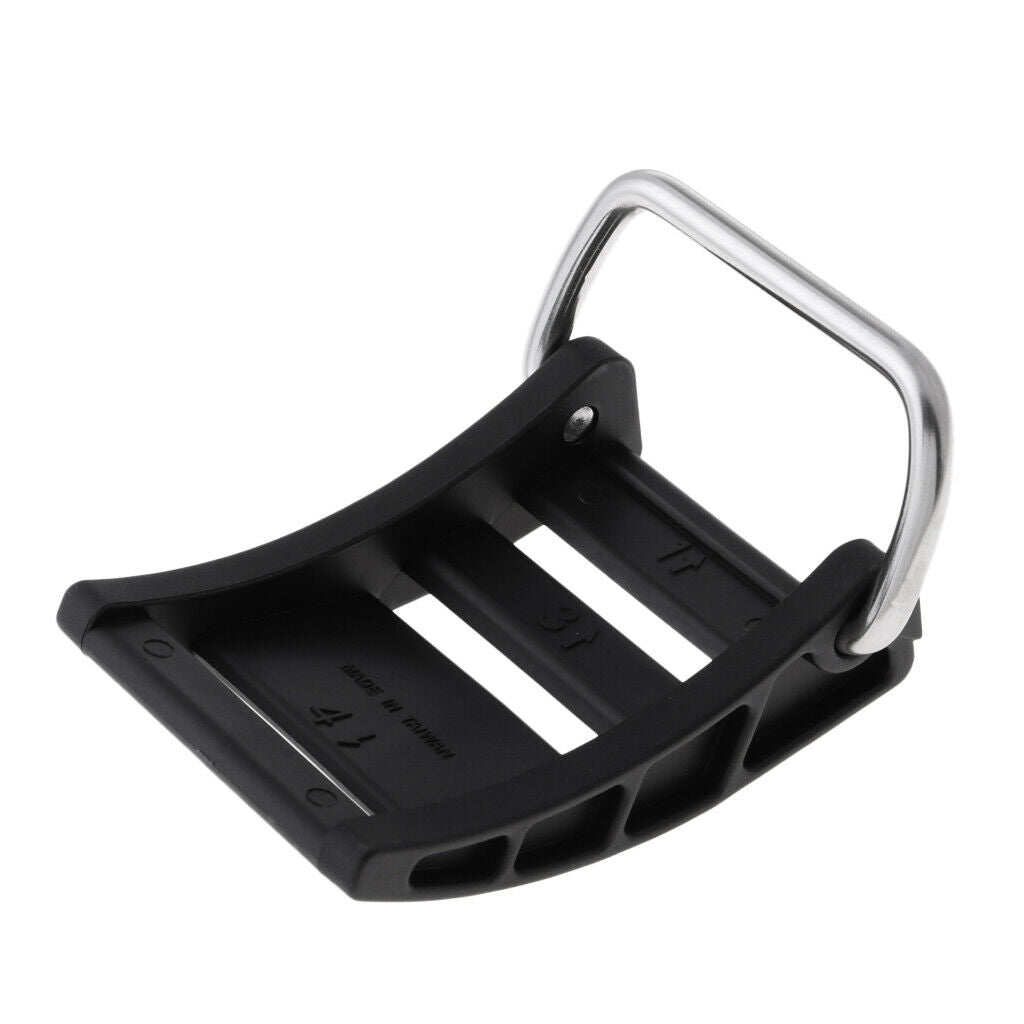 Black Scuba Dive BCD Tank Cylinder Strap Cam Buckle for Standard 2" 5cm Belt