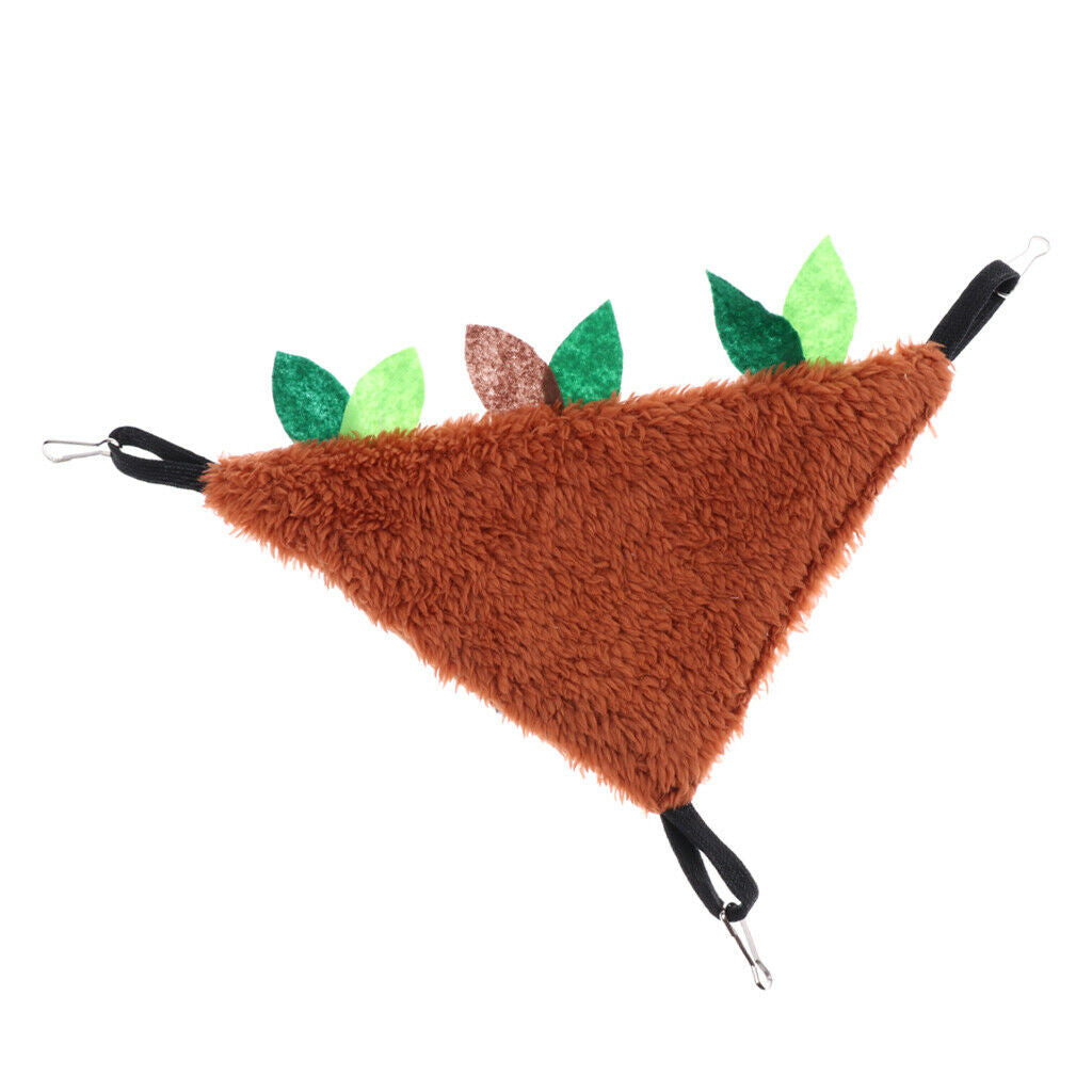 Triangular Bird Nest Small Pet Warm Hammock For Parrot Birds Hamsters