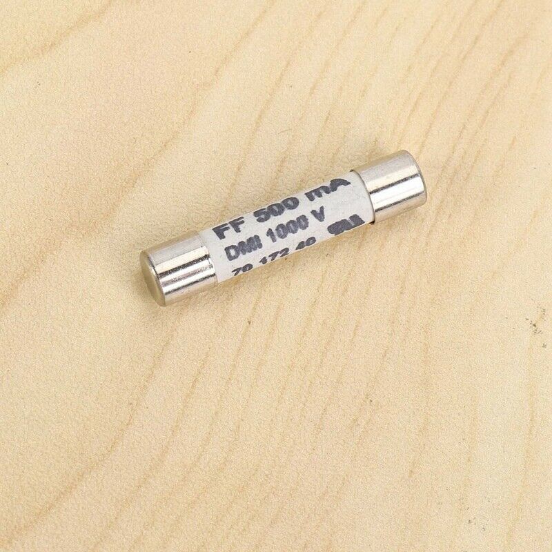 1000V 500mA 6.3 x 32mm White Ceramic Fuse for Multimeter W6H5H5