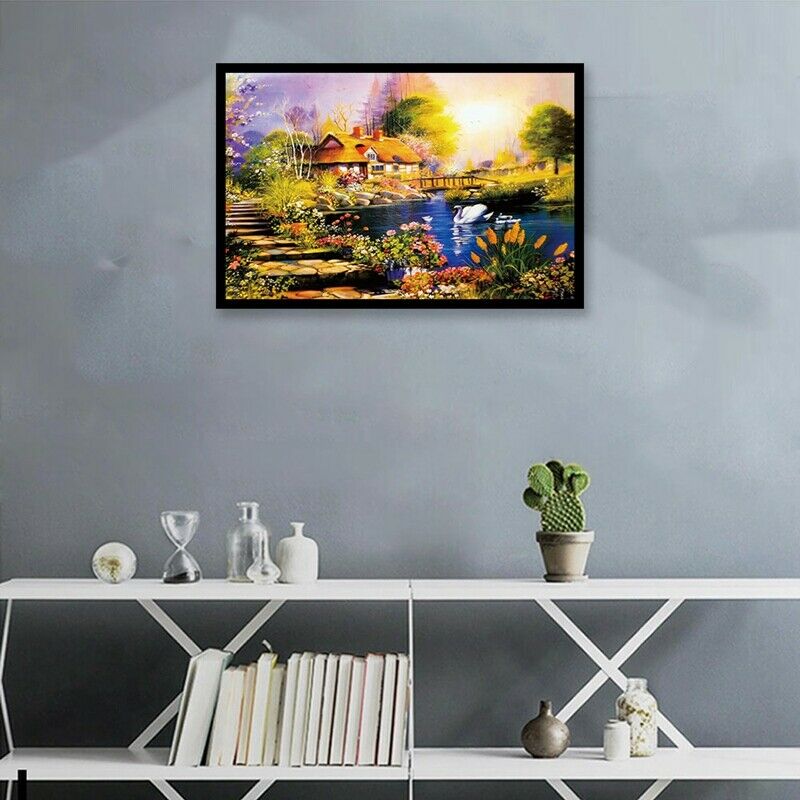 1000Pcs Jigsaw Landscape Animal Universe Puzzle Leisure Toys Forest Lodge B3A4