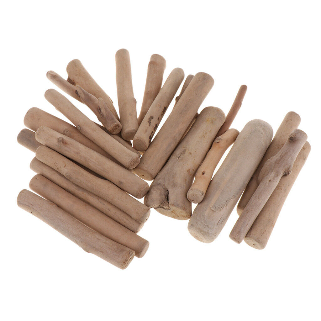 3.9" 250g Natural Wood Pieces Sticks Driftwood for Arts Crafts DIY Ornament