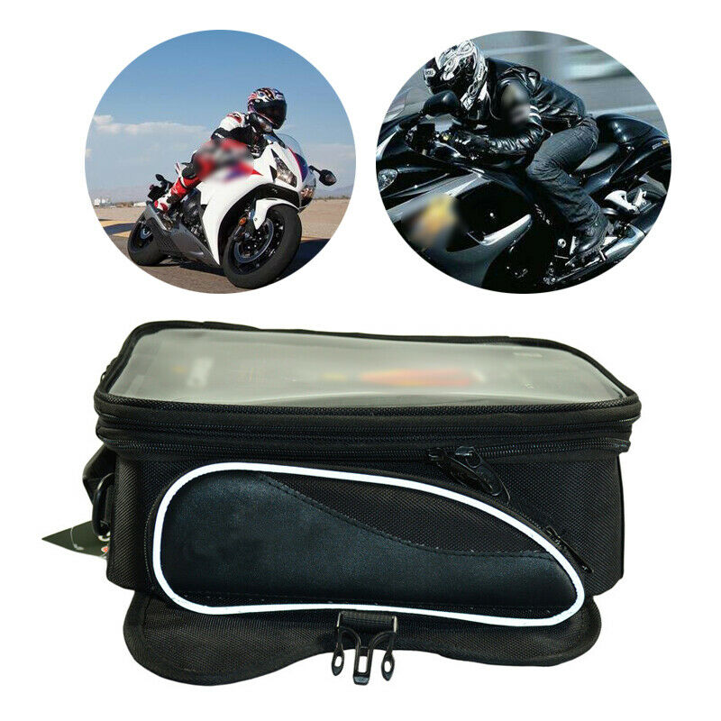 1680D Double Nylon Motorcycle Oil Fuel Tank Bag Backpack Waterproof Saddlebag