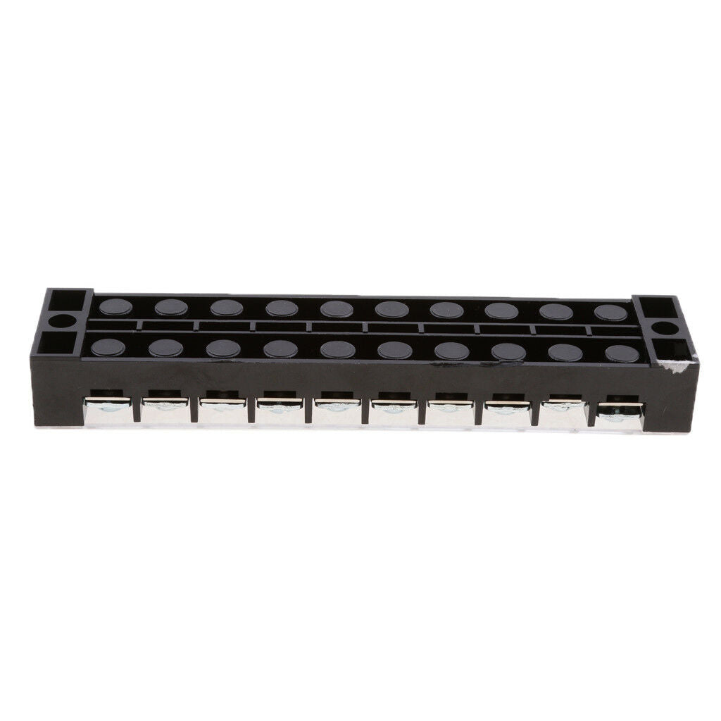 10 Position Barrier Terminal Block Circuit Strip Electrical Connection