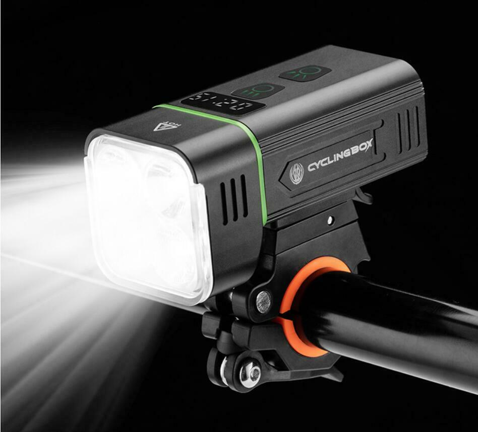 4 LED USB Rechargeable Bike Headlight 1800 Lumens Bicycle Front Light Waterproof