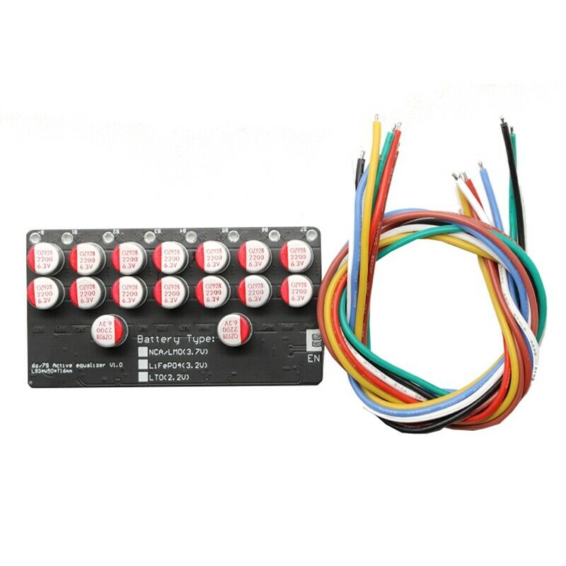 5A Balancer 7S LiFePo4 Li-Ion Ver Battery Active Equalizer Balancer Energy TraZ8