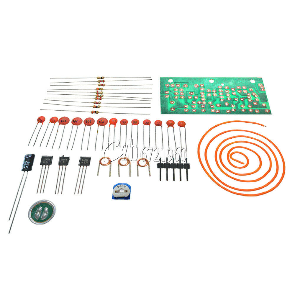 DC 1.5V-9V FM Wireless Microphone DIY Kits Electronic Learning Kits 80MHz-108MHz