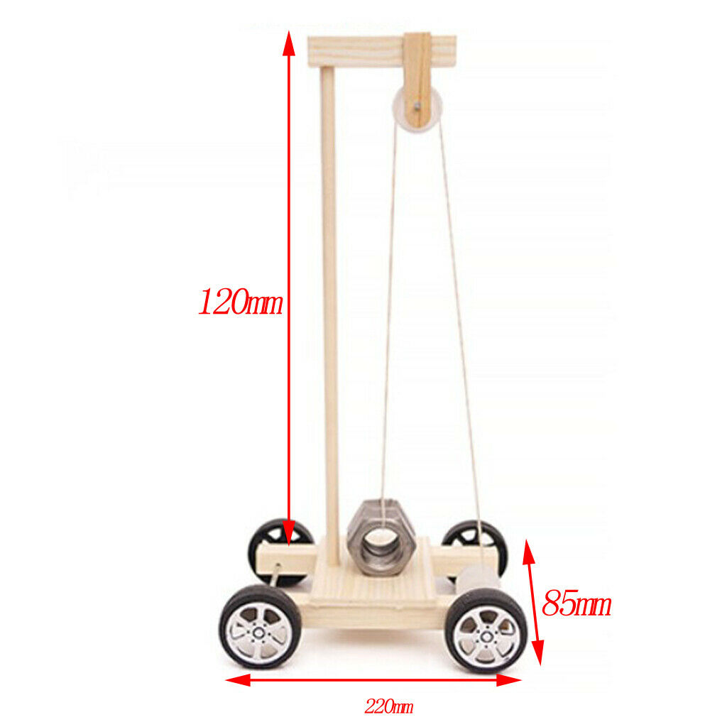 Puzzle DIY Technology Gravity Power Car Physical Experiment Teaching Tool