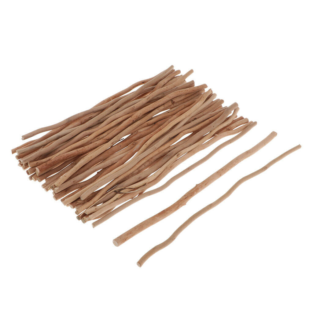 50x Driftwood Tree Branch Twig Rustic Home Embellishment Wood Stick Dowel Rod