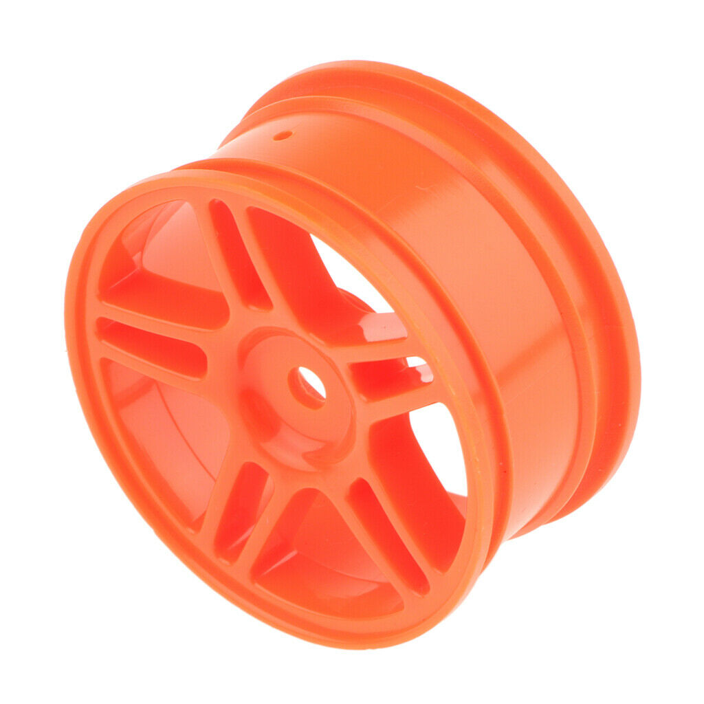 4PCS 1:10 Racing Car Wheel Rim for HSP94123 RC Cars Accessories Red