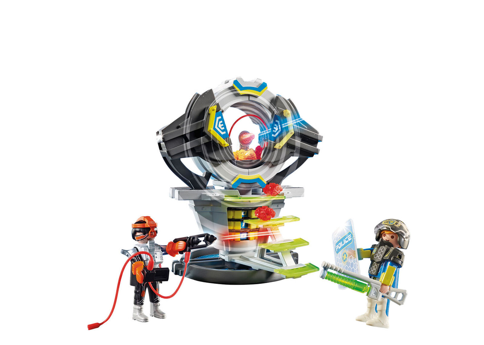 70022 Playmobil Galaxy Police Safe with Code Playset with Figures inc 55pc 5yr+