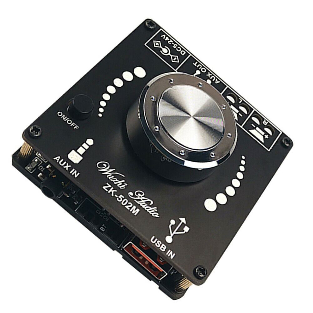 Mini Bluetooth 5.0 Power Audio Amplifier Board Stereo Music Amplificad Module @