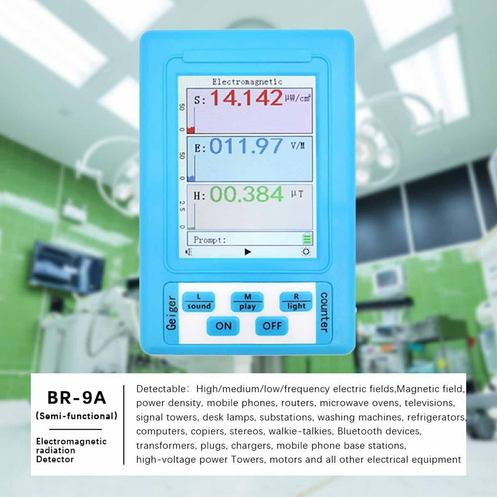 Electromagnetic Radiation Detector Tester Digital LCD Professional Counter