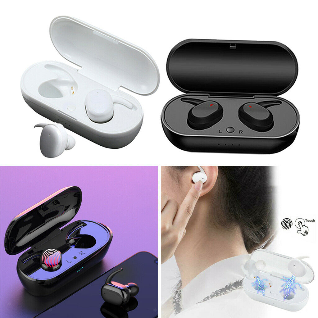 2Pcs Ture Wireless Y30 Bluetooth 5.0 TWS Earphone Headset Sweat Proof IPX5