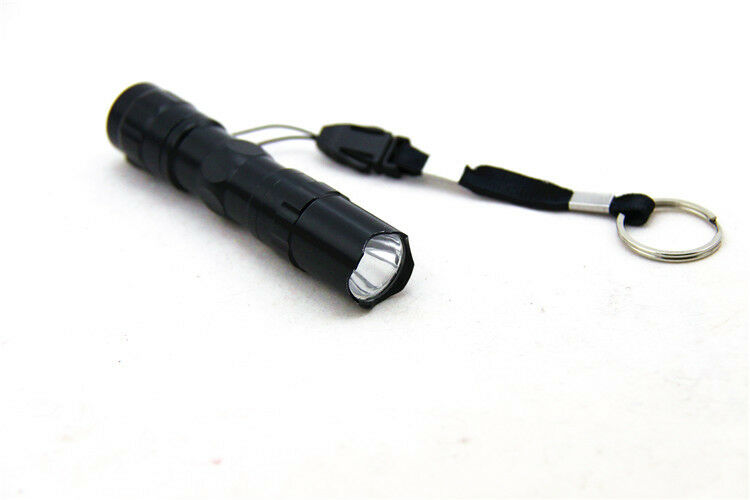 Black Color 3W 1AA Mini Flashlight Small Outdoor Flashlight Police LED