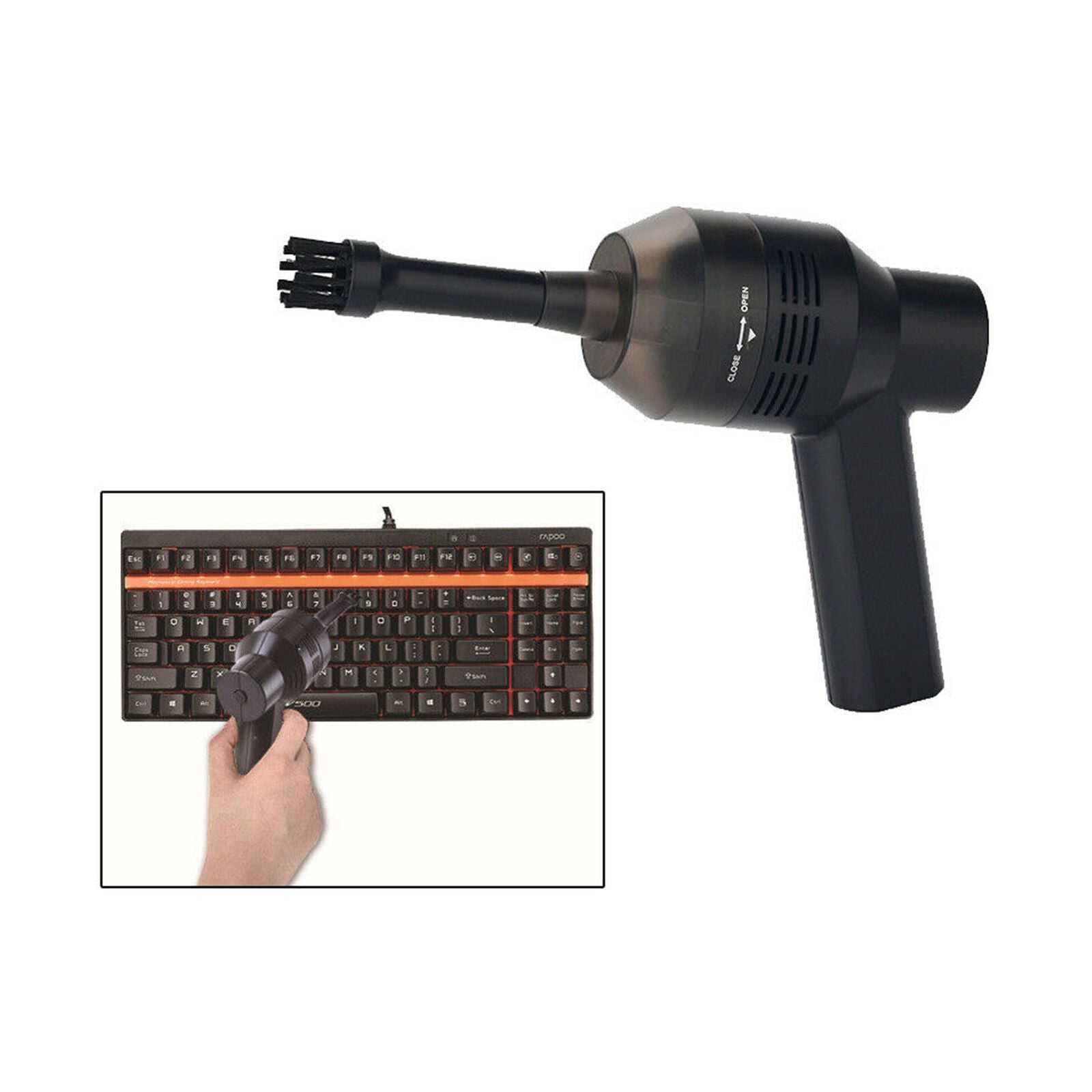 Electric Portable USB Mini Vacuum Cleaner Handheld Dust Clean for PC Keyboard