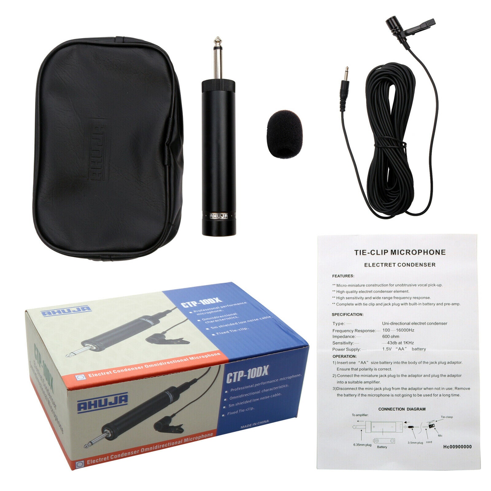 Professional Pickup Lavalier Clip-on for Guitar Stage Performances Concerts