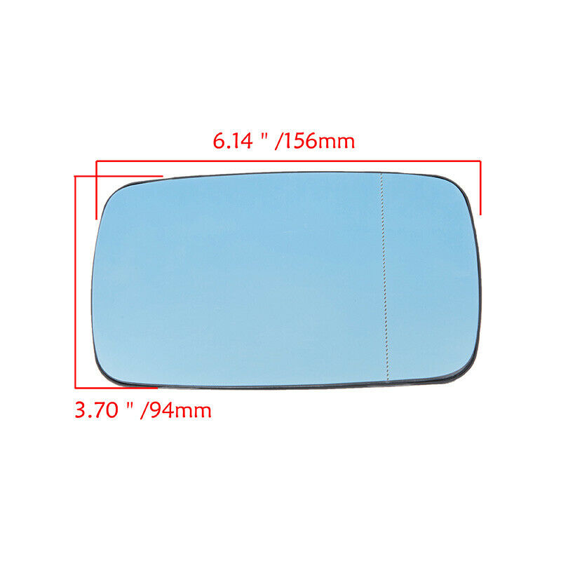 Fit For BMW E46 E39 328i 525i Right Passenger Side Rear View Mirror Glass Heated