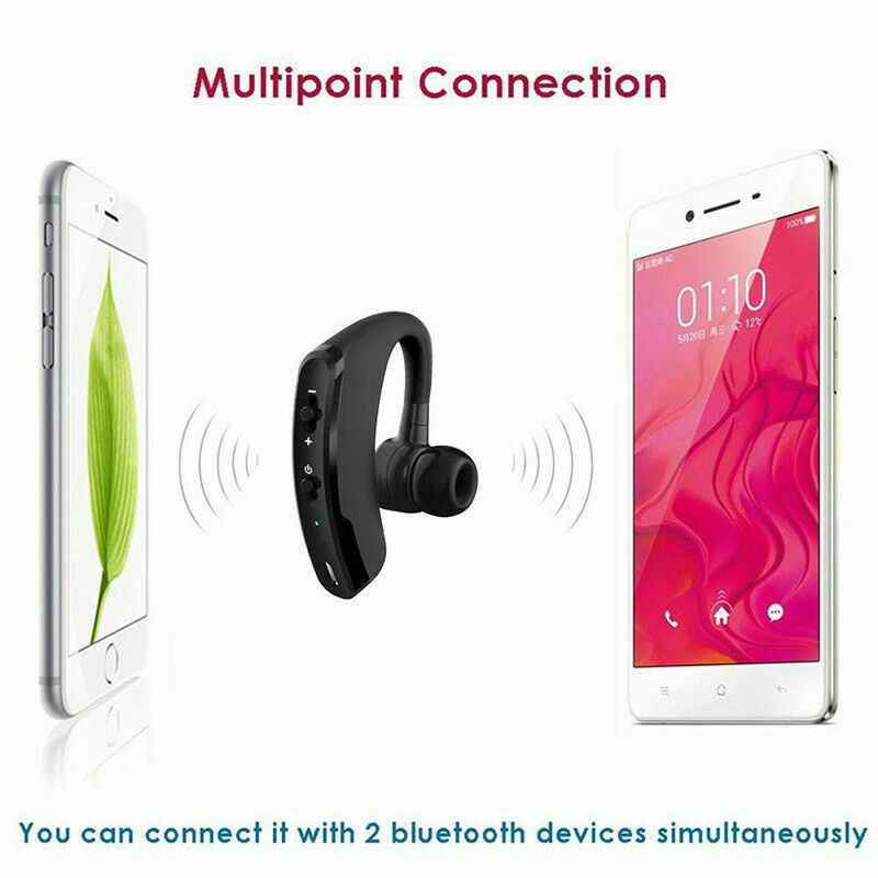 V9 Bluetooth 4.0 Wireless Headset Sports Ear-Hook Earphone Handsfree Universal