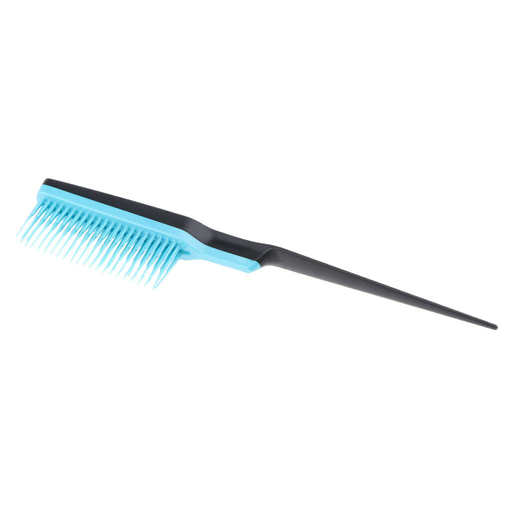 2 Pieces Salon Barber Rat Tail Hairdressing Teasing Brush No Frizz Brush