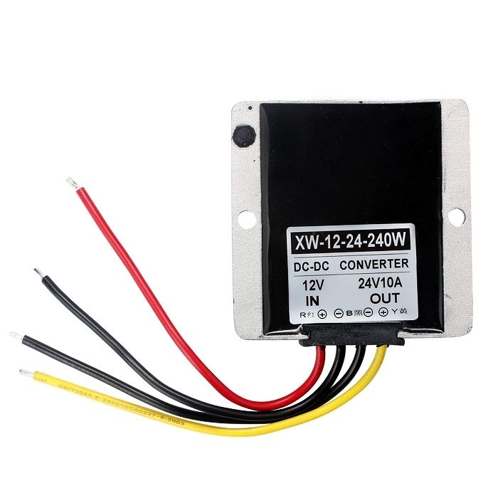 Waterproof 12V to 24V DC-DC Step Up Power Supply Converter Boost Buck 10A 240W