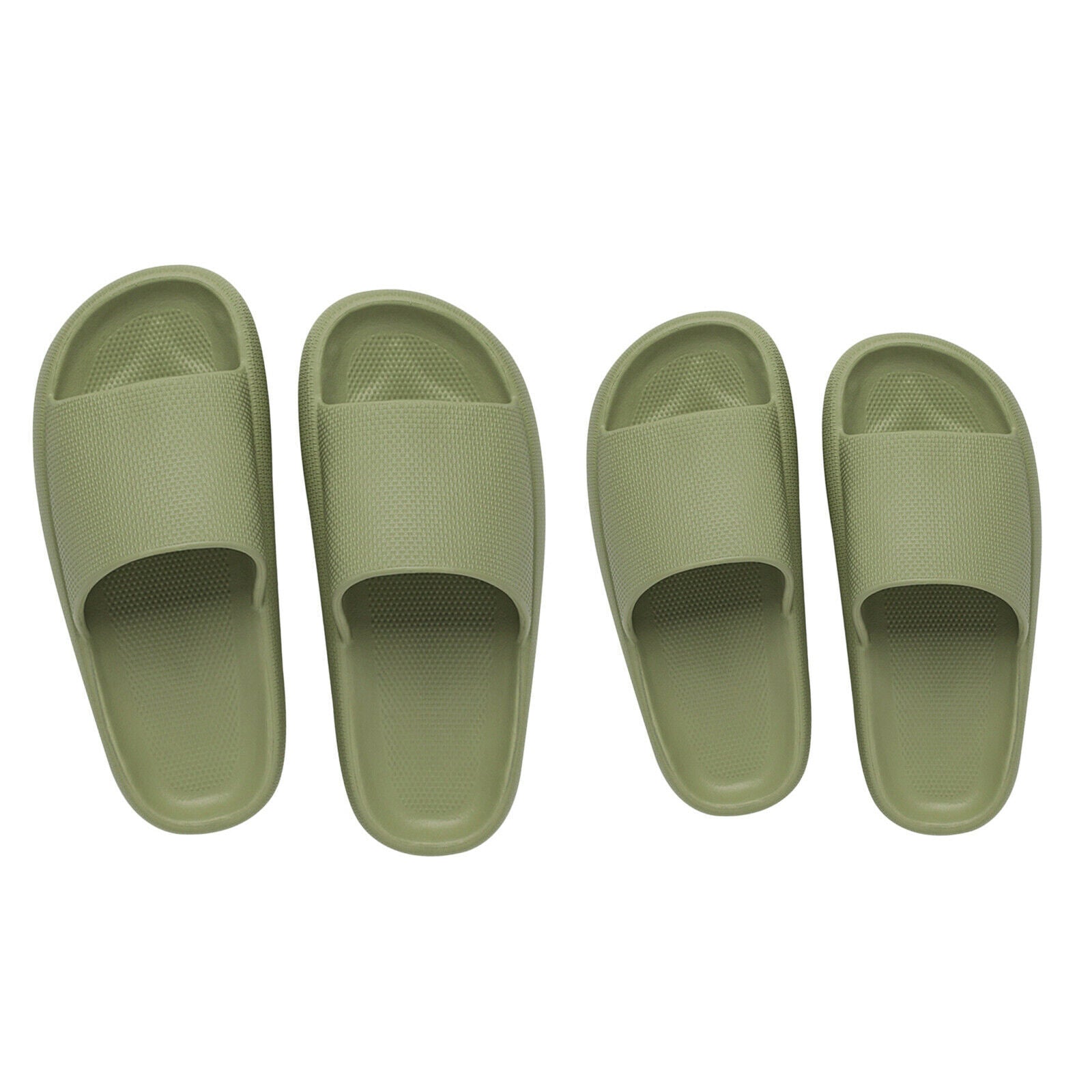 4Pcs Soft Unisex EVA Summer Fashion Slippers Non-slip House 38-39/40-41
