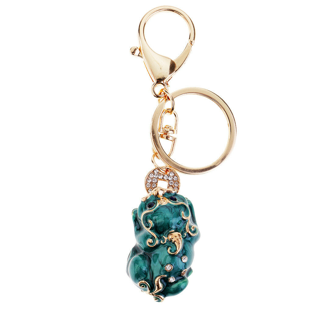 Feng Shui Pi Xiu Keychains Keyrings Bring Wealth Lucky Car Key Ring Gifts #1