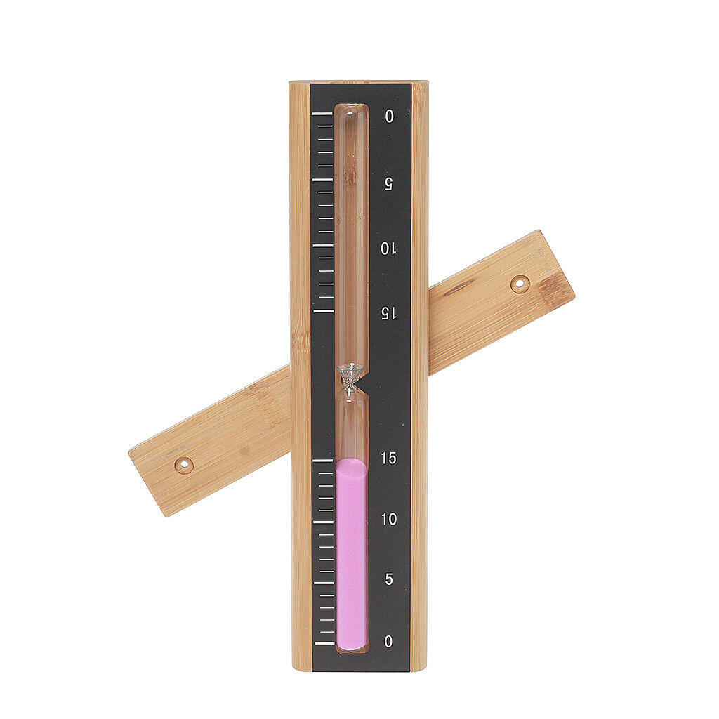 Multifunction Rotating Sauna Sand Timer Sandglass 15 Minutes Timer Hourglass