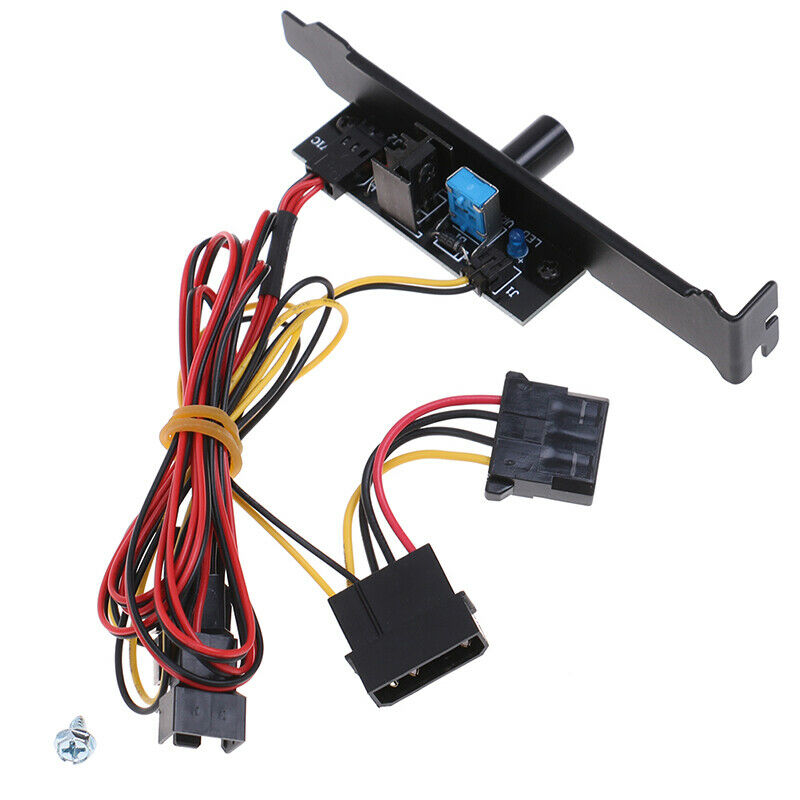 1Pc 3 Channels PC Cooler Cooling Fan Speed Controller for CPU Case HDD VG.l8