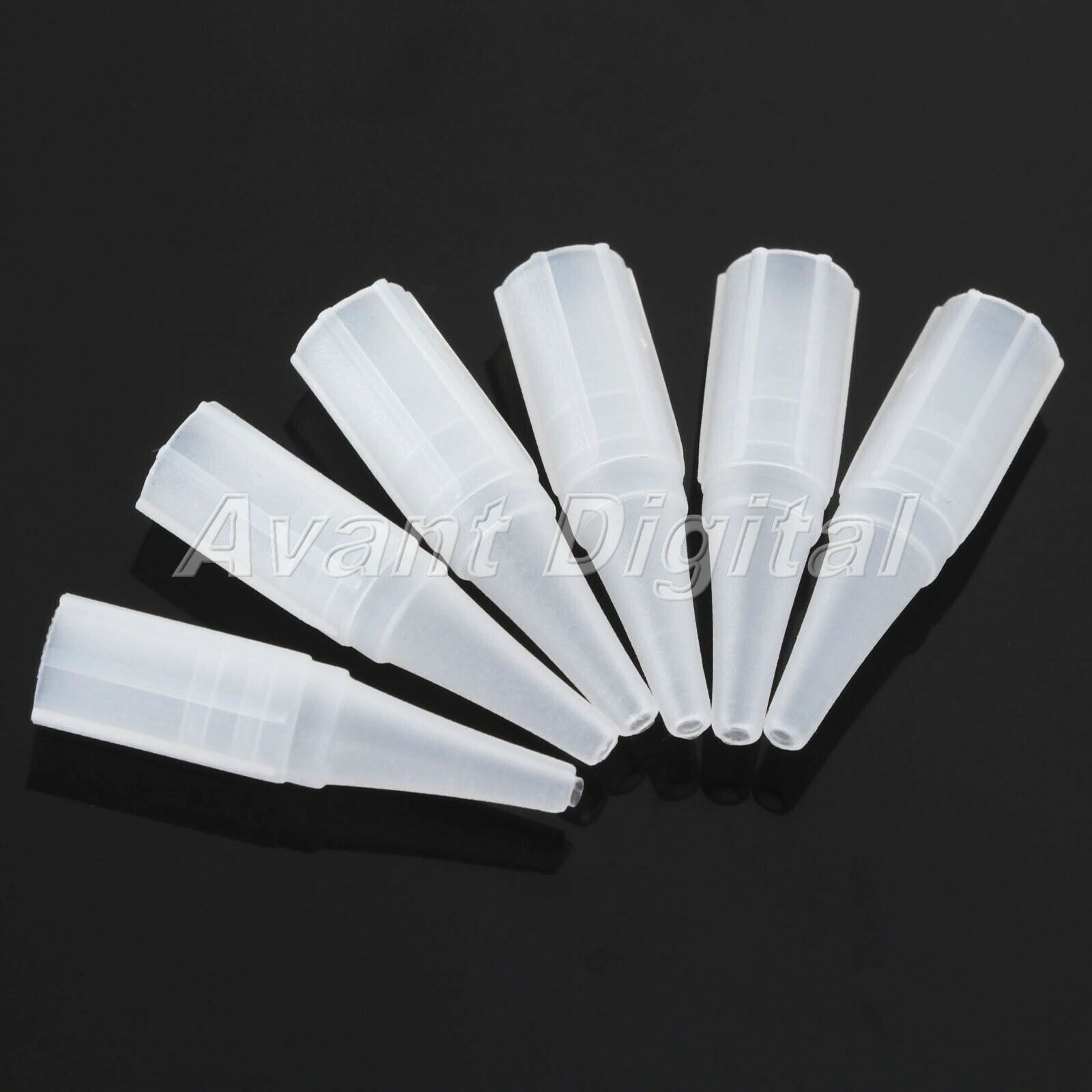 50pcs Pro Permanent Eyebrow Tattoo Needle Tips Round Mouth 7R Tattoo Use Supply