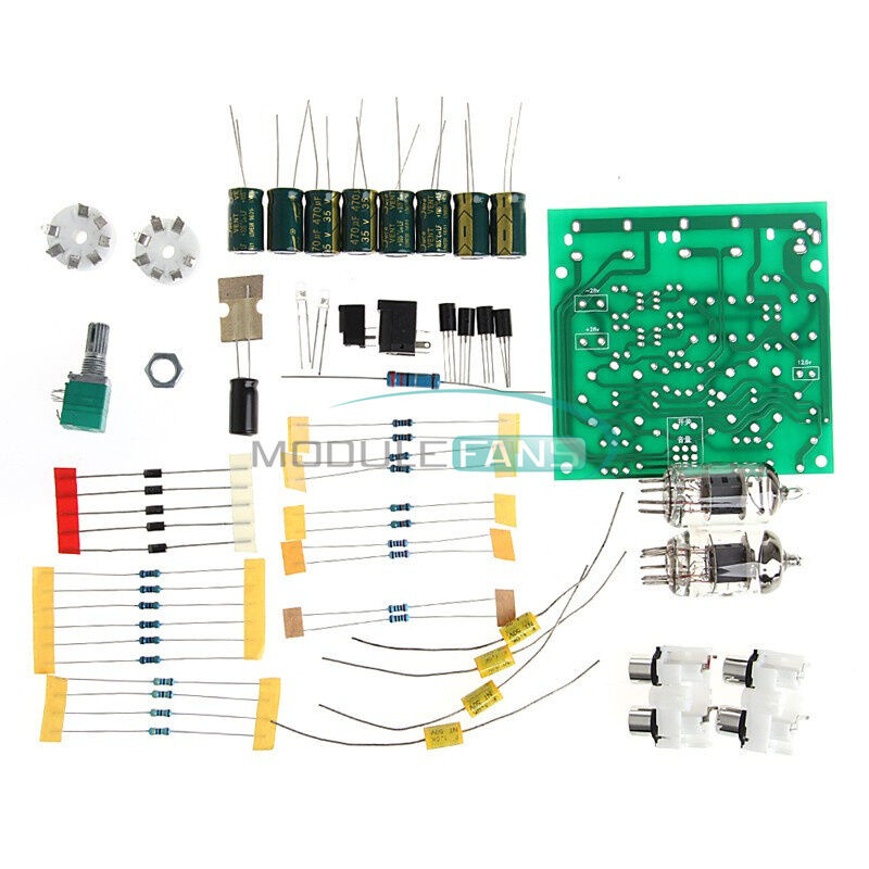 6J2 Kits Tube Preamp Amplifier Board Pre-amp Headphone Buffer DIY Assortment