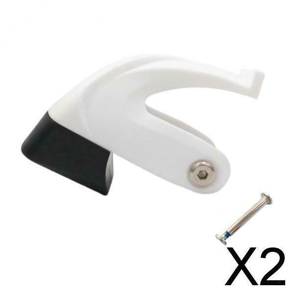 2X Inline Skates Brakes Block Brake Roller Stopper White + Black