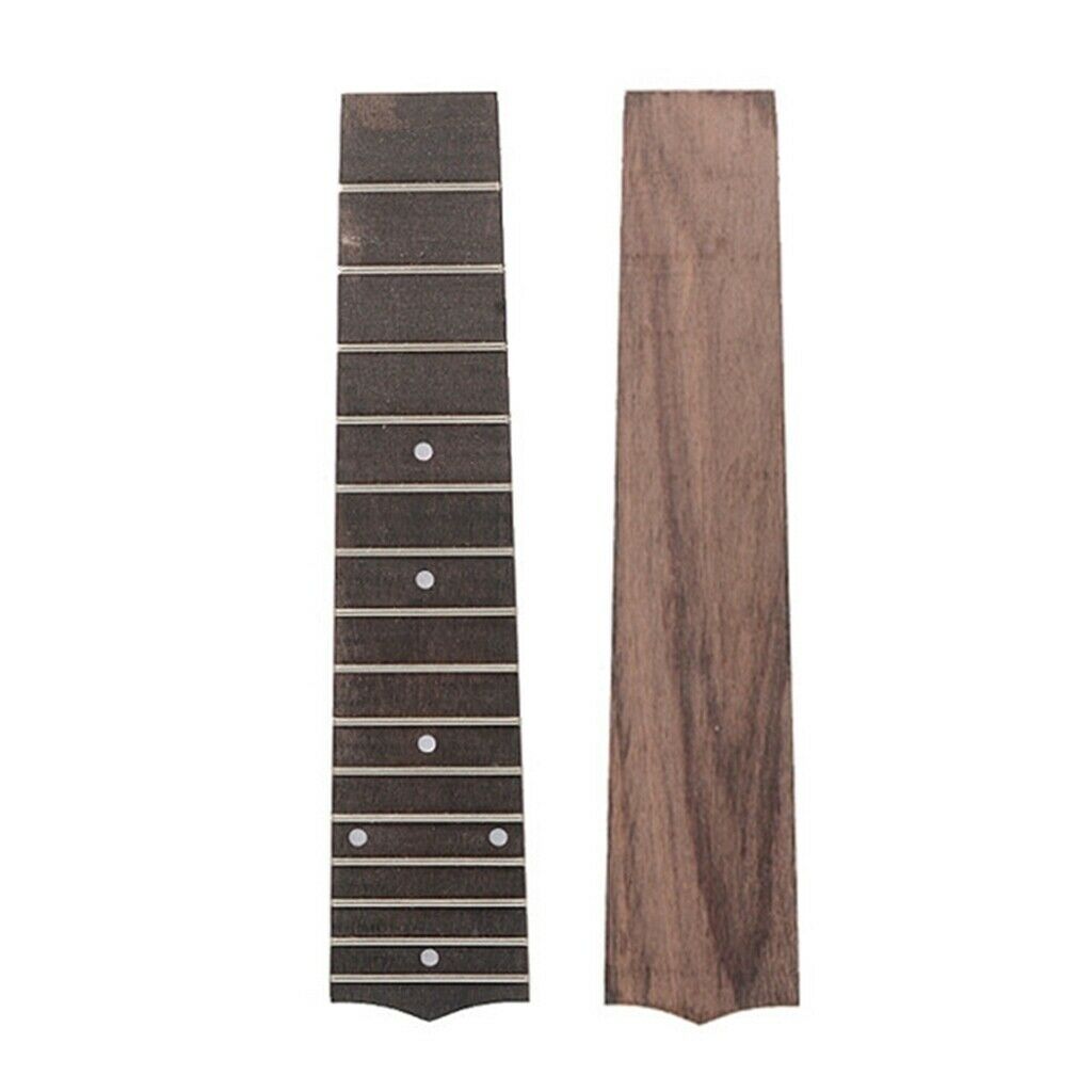 2X Rosewood 15 frets ukulele fingerboard fretboard Mini 21 inch Ukulele Parts