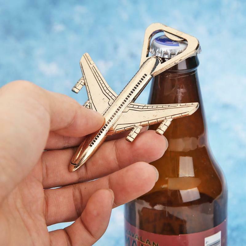 Aluminum alloy airplane bottle opener creative airplane shape kitchen opener
