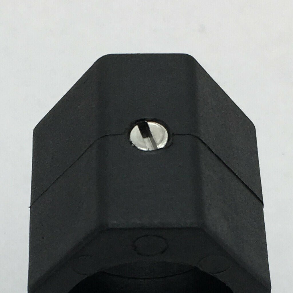 Heavy Duty Jaw Slide Hinged Bimini Top for 7/8" Tube with Bolt 1/4" Black