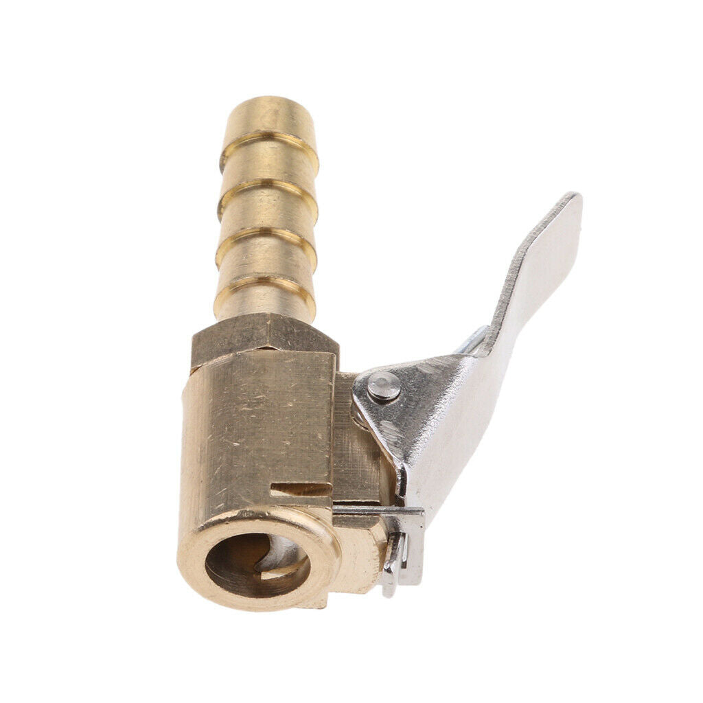 Brass Motorcycle Motorbike Tire Air Chuck Inflator Valve Connector