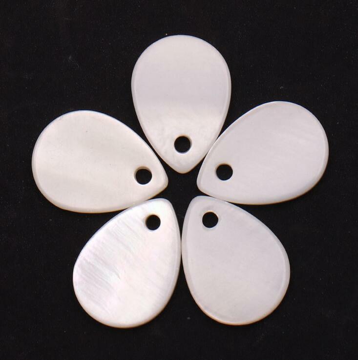 50pcs Water Drop Shape Shell Beads DIY Handmade Jewelry pendant Accessories