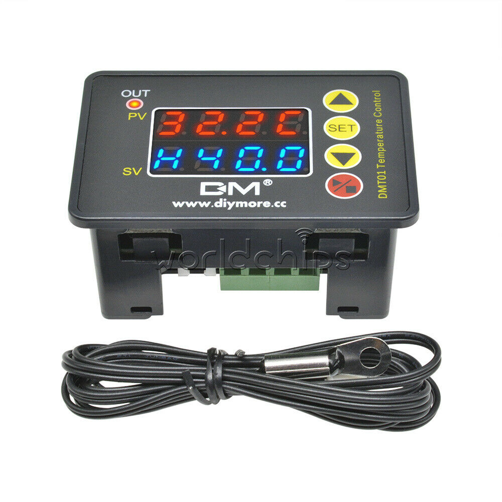 Micro-Computer AC 220V Electronic Thermostat Temperature Controller Switch w/NTC