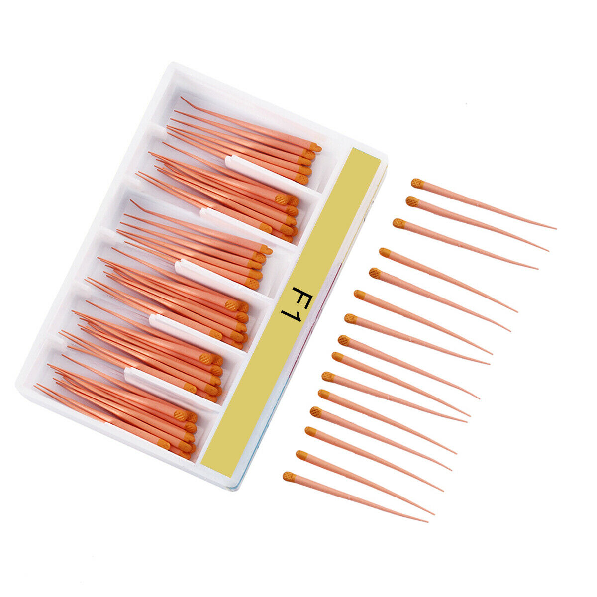 50 Kits Dental Endo Root Canal Gutta Percha Points Obturating Tips F1 AZDENT