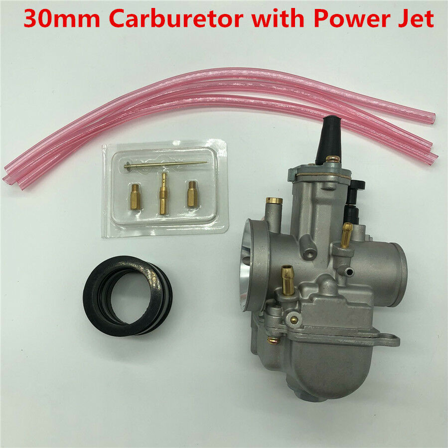 30mm Carburetor with Power Jet Universal For Motorcycle, Scooter, Dirt Bike, ATV
