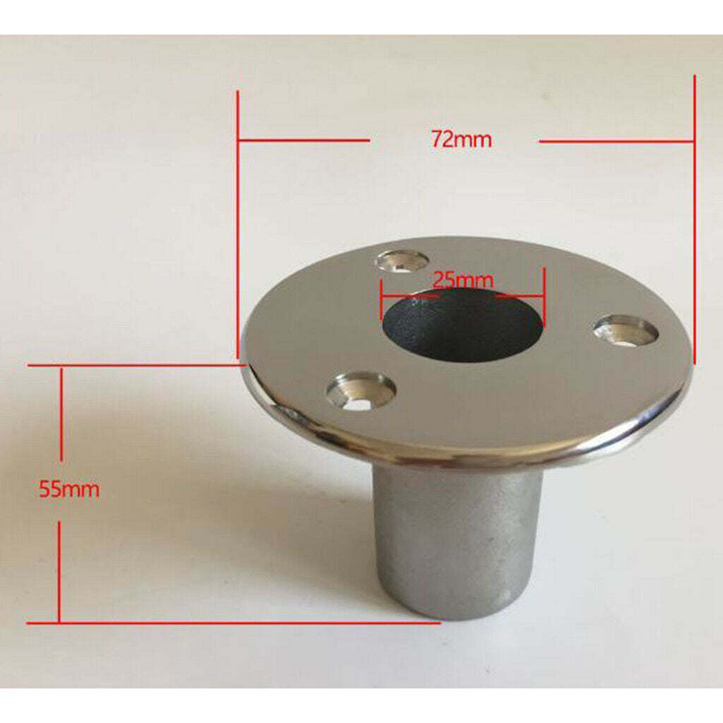 2 Pieces 1 '' 90 Degree Boat Handrail Fastener Boating Hardware Deck Fittings
