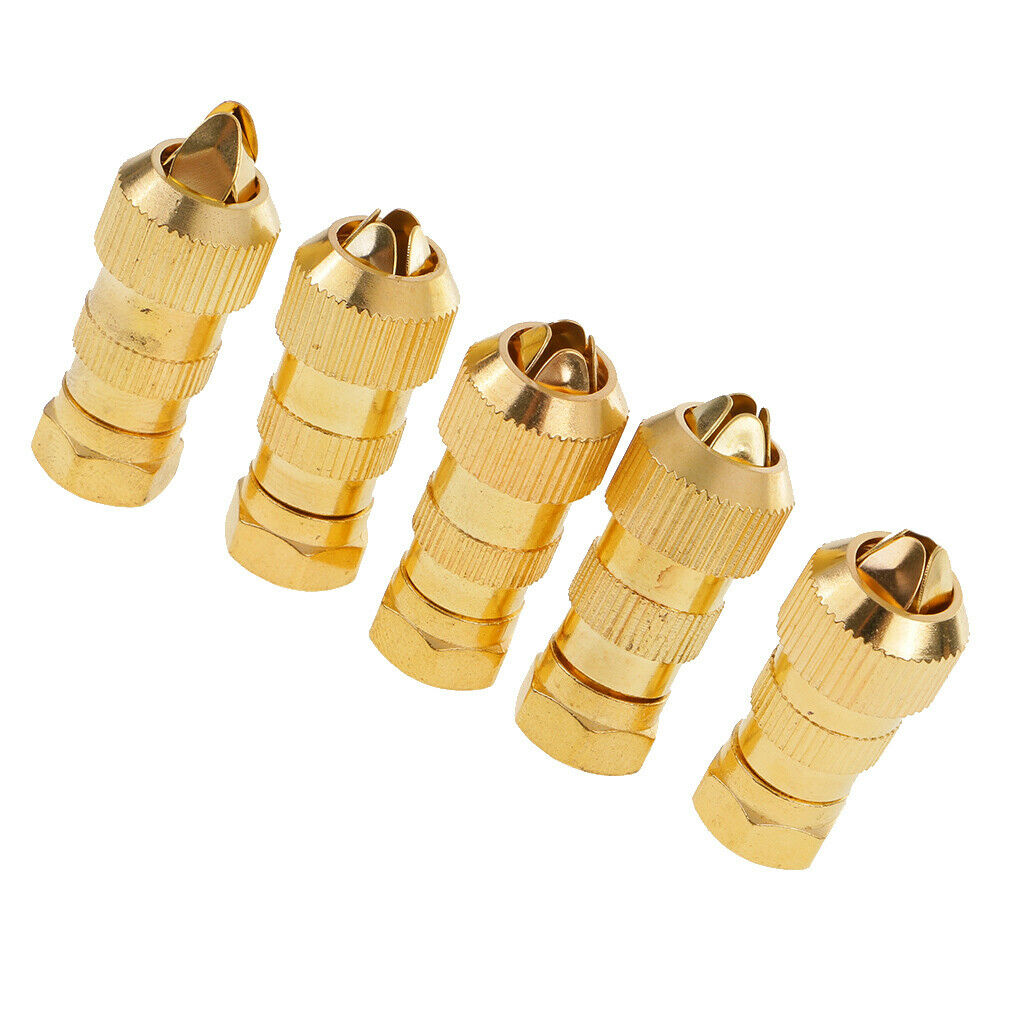 5Pcs F Type Male Plug Connector for RG6 & RG59 TV Antenna Coaxial Cable