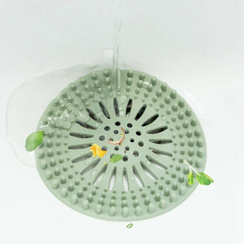 3 Pack Shower Drain Cover Premium Hair Catcher Upgraded Hair Stopper Rubber SiZ7