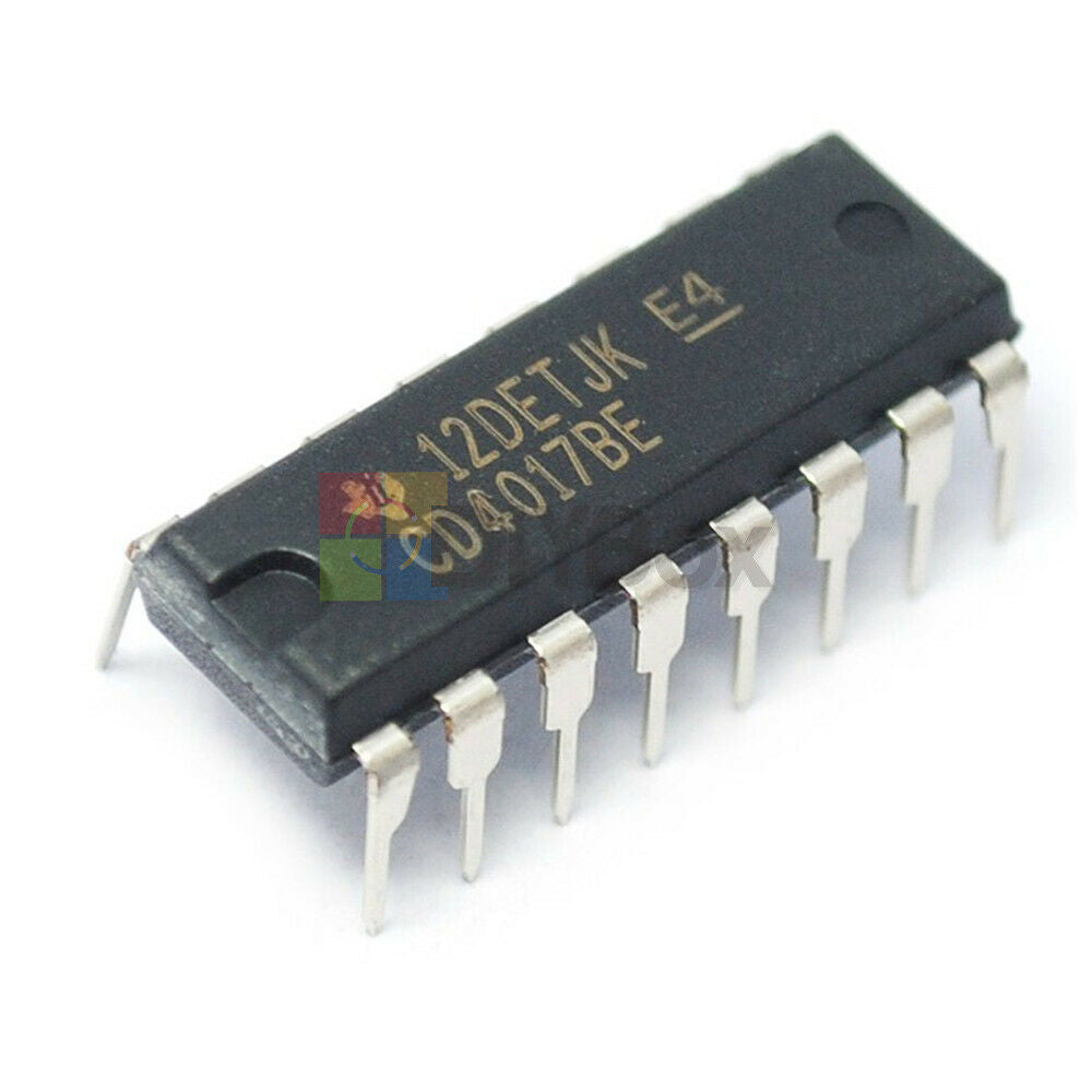20Pcs CD4017 CD4017BE 4017 DIP-16 DECADE COUNTER DIVIDER IC CHIPS