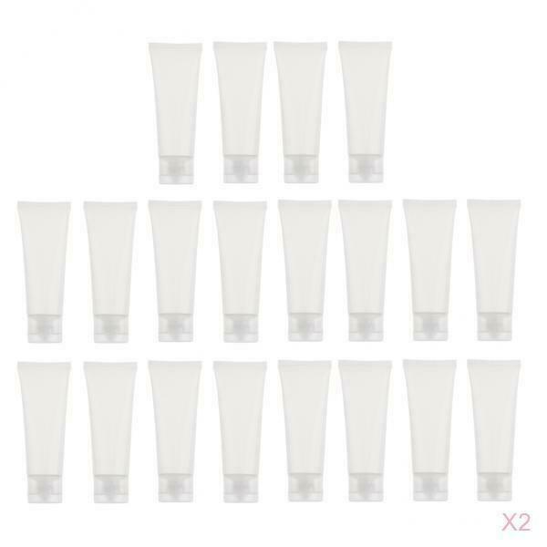 40Pcs Frosted Empty Squeeze Skincare Body Lotion Travel Packaging Bottles
