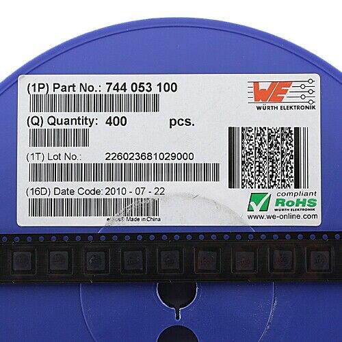 [20pcs] 744053100 10uH 1.5A Chip Inductor SMD