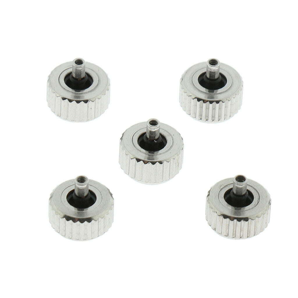 5PCS Watch Spare Parts Steel Flat End Long Pipe  5mm